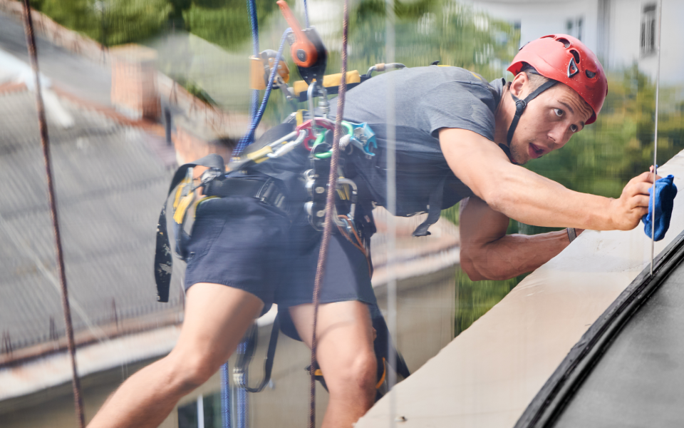 professional window cleaner