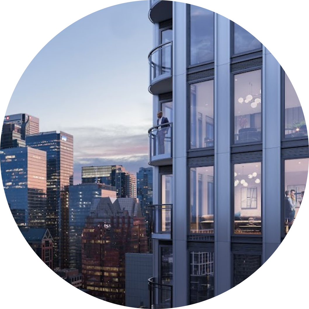 High rise building