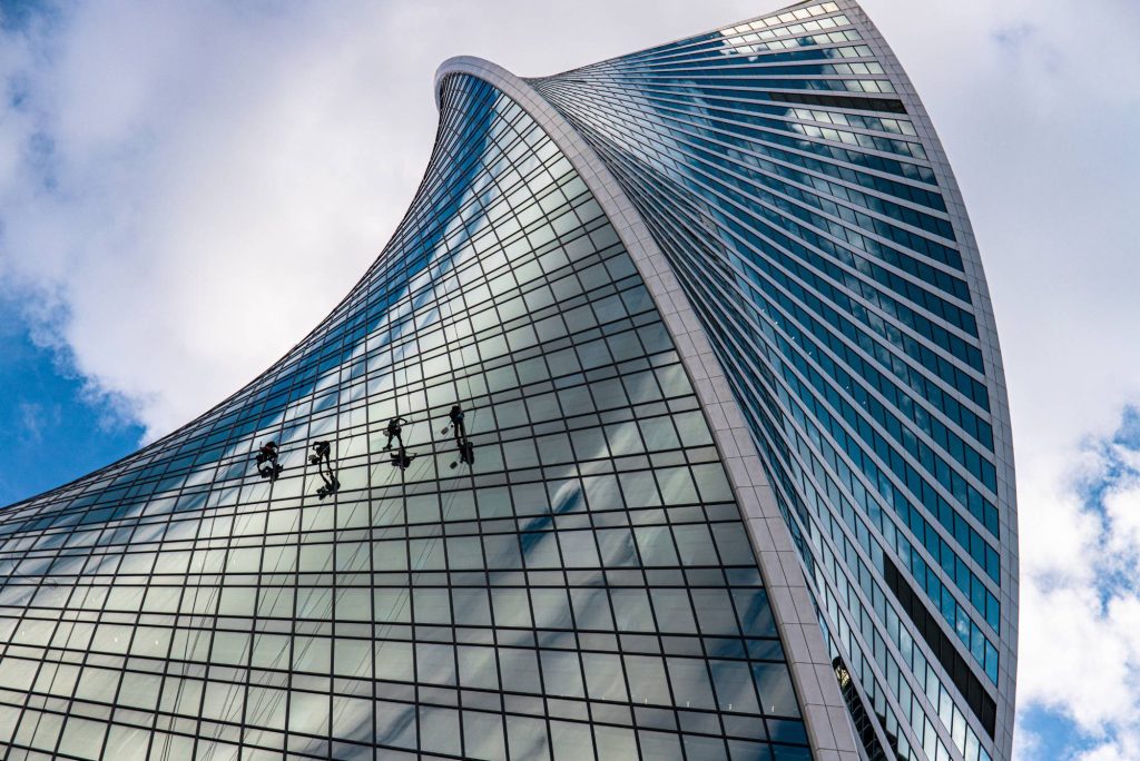 professional high rise window cleaning