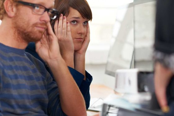 Bored workers