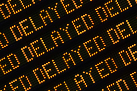 Delayed sign